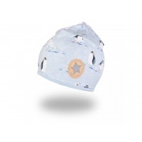Čiapka podšitá - tučniaci/sv.modrá +15,00€